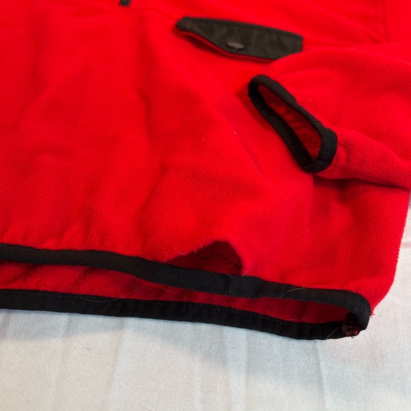 Forever 21 Cropped Fleece Womens Medium Red - Picture 8 of 10